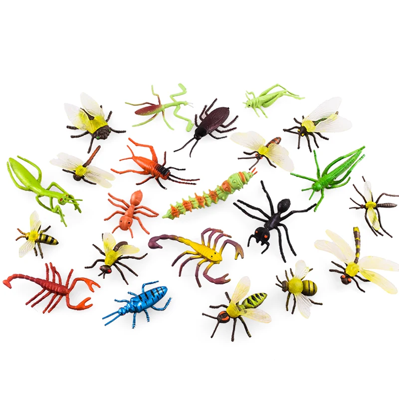 simulation insect scene decorations mini plastic toys toddler model toy