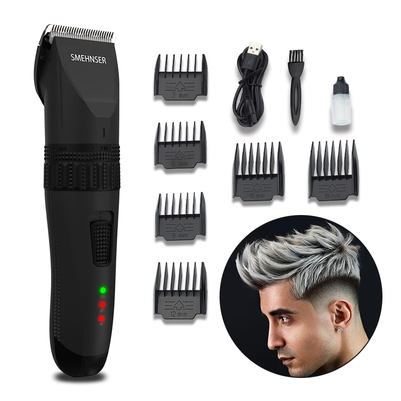 2021 New professional charging hair clipper salon Rechargeable Electric wireless USB Hair Trimmer & clipper for man