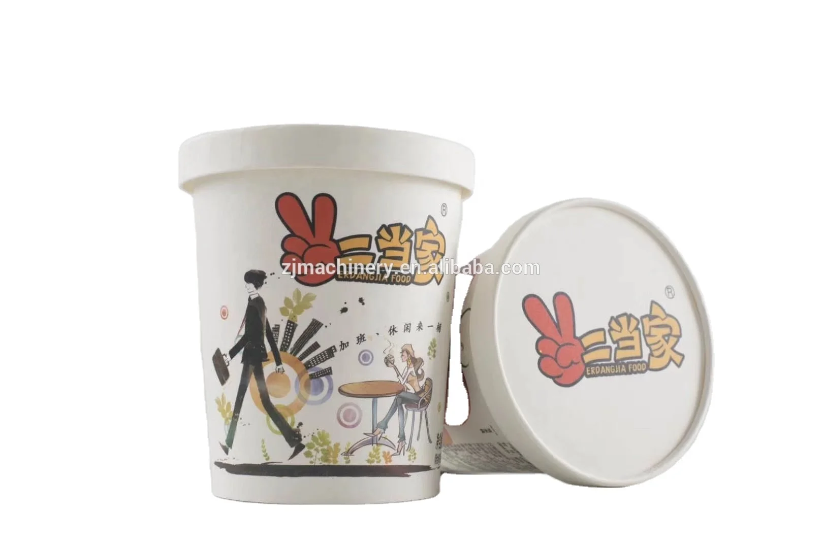 Coffee Soup Take Away Paper Cup Cover  Forming Machine stackable lid machine