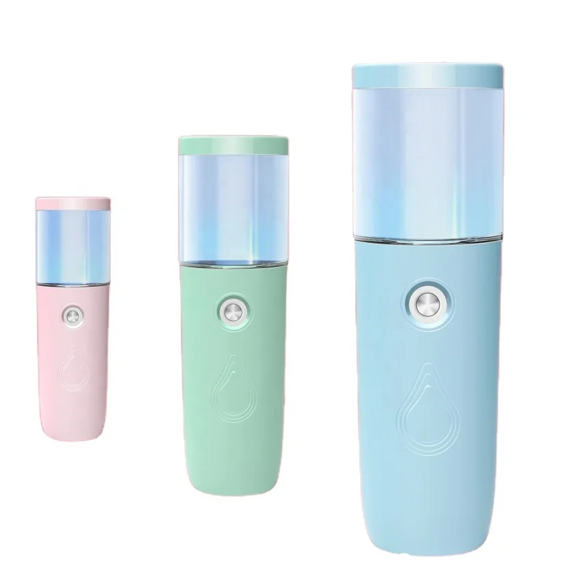 Перезаряжаемые электрический портативный туман нано лица опрыскиватель ручной уход за кожей лица пароварка