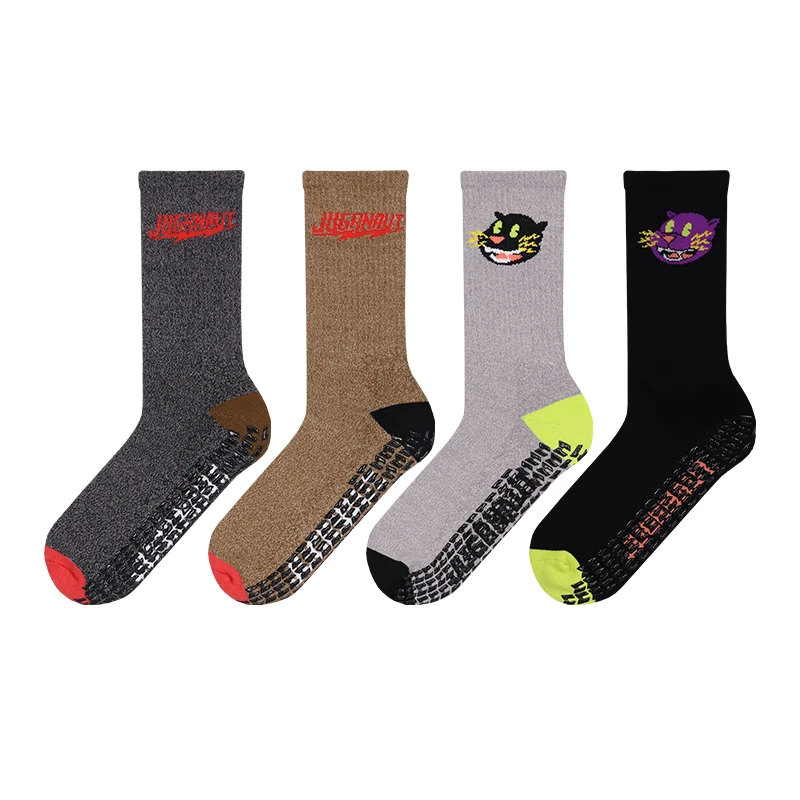 Custom logo high quality oem non-slip wear-resistant sports socks men cotton basketball socks no minimum order