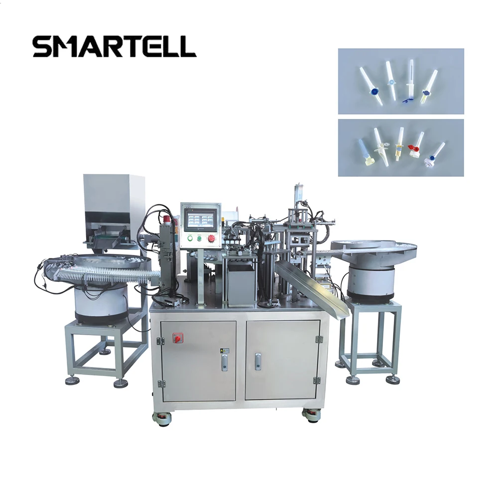 Custom-made medical valve assembly machine Automatic latex connector assembling machine