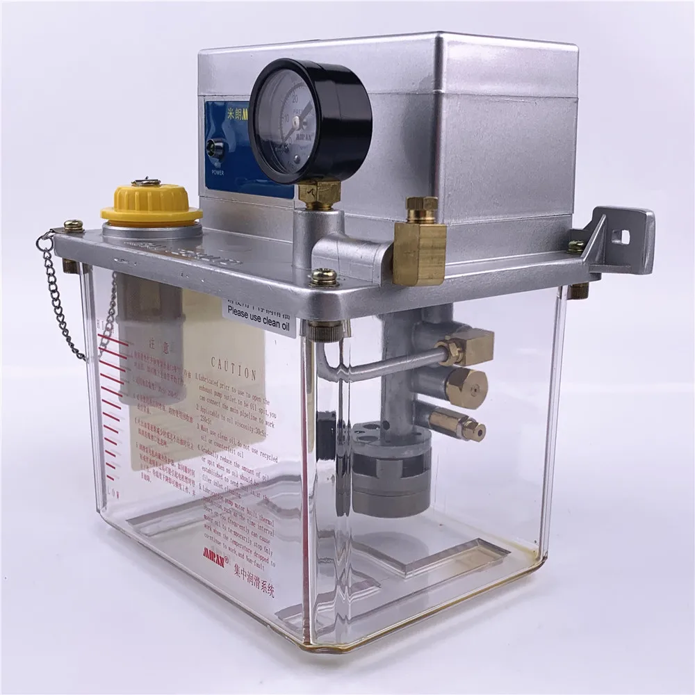 Brand MIRAN 3L Semi-Automatic Oil Lubricating Mechanical Feeder for CNC Machine Grease Pump