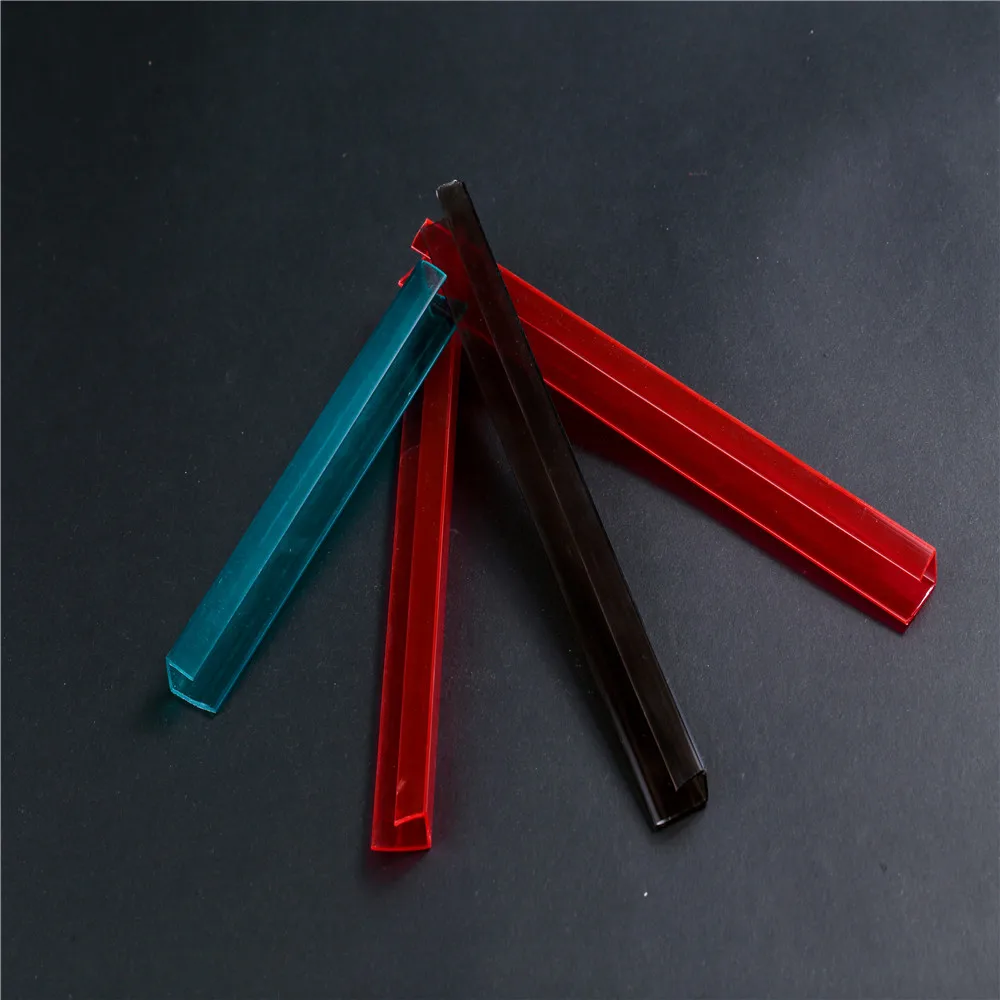 Cheap plastic channel extrusion pc sheet profile U made of polycarbonate manufacture