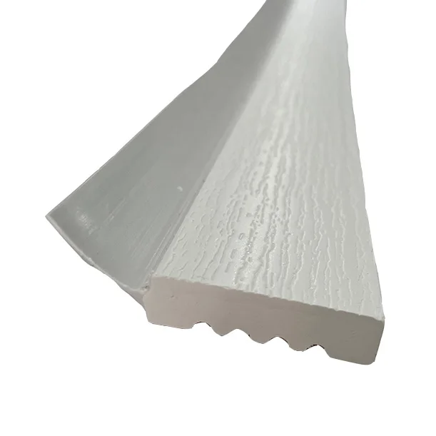 USA Standard  Garage Door Weather Seal  PVC Vinyl  Trim  Top and Side Seal  Stripping Stop White Exterior Moulding Dual