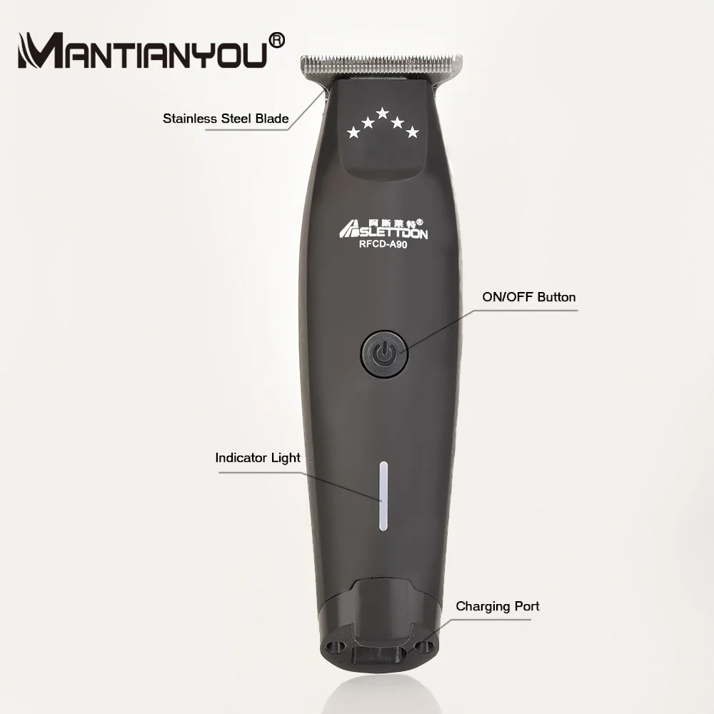 Five Star Magic Wireless Hair Trimmer Professional Rechargeable Hair Clipper For Man Turbo Switch Face Shaver