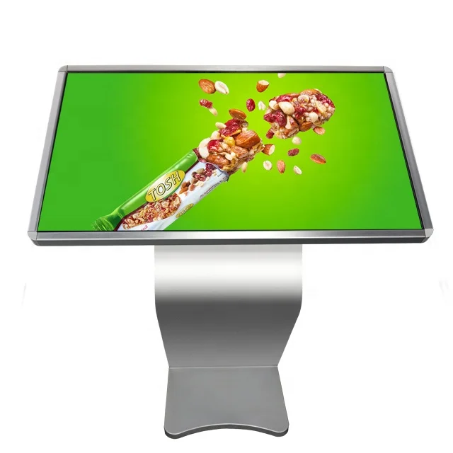 Manufacturer 55 Inch Lcd Digital Signage Touch Screen Monitors Horizontal Self Service Information Kiosk