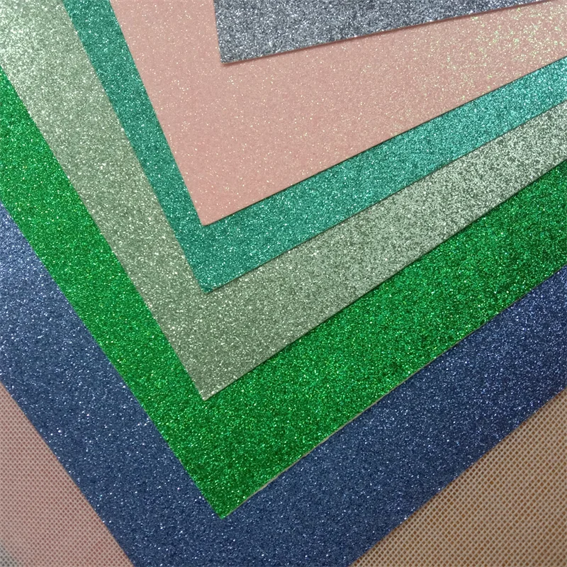 300gsm 12*12 Inch Amazon Cardstock Printing Film Laminated Glitter Paper