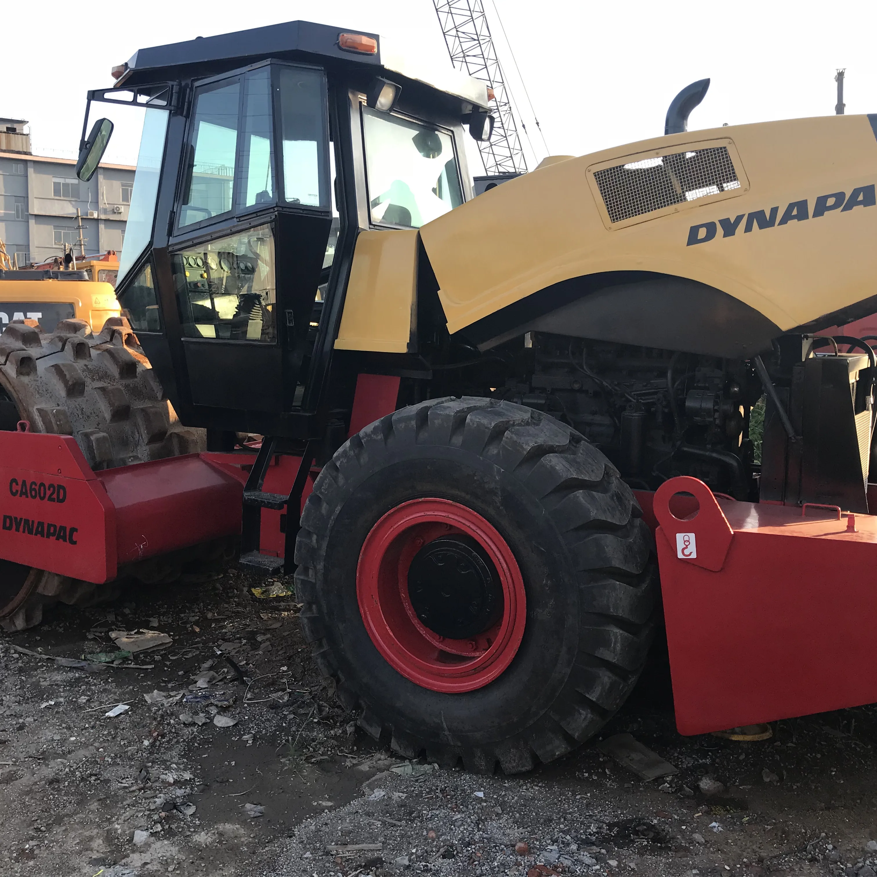  Dynapac CA602D mini bomag Вибрационный rc высокопроизводительный стальной барабан дорожный уплотнитель по низкой