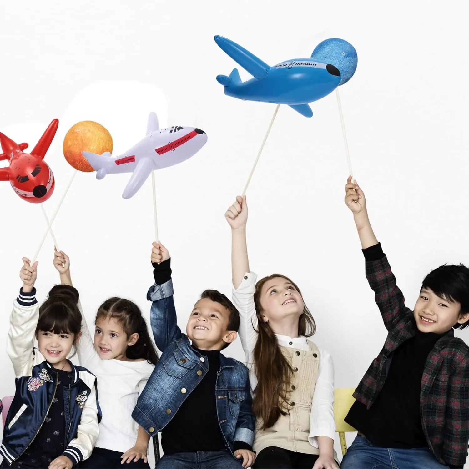 Airplanes Aircraft I Inflated Toys for Kids inflatable small  toy airplane