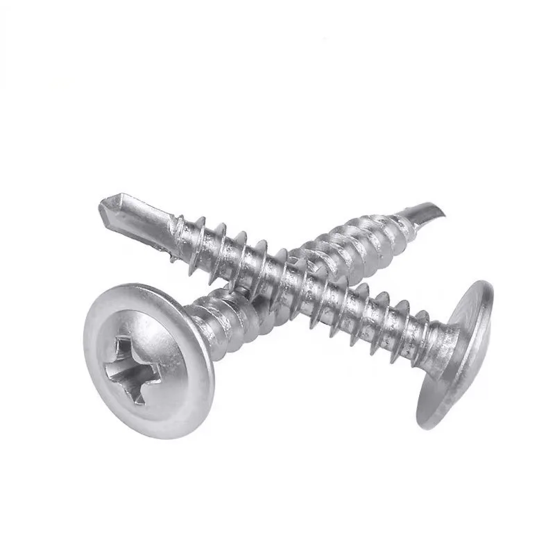 SS304 stainless steel Self drilling screw Modified Phillips Truss Wafer Head Self Drilling Roofing Screws