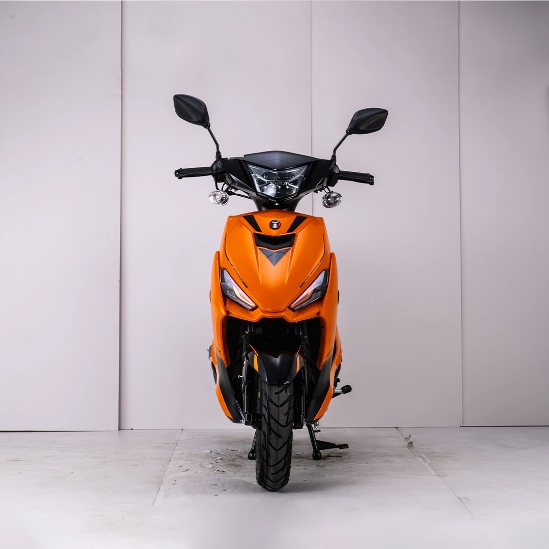 Cheap Price Fashion Gasoline Motorcycle High Speed Scooter Adults Moped  wind-cooled 150cc Gas Scooter