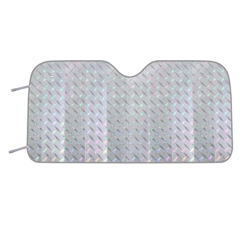Thick Laser Summer Sun Protection Car Sun Shield Front Shade Sun Block Sunshade Sports Foldable Customized Logo OPP VW 98% Car