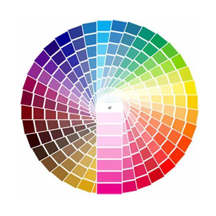 Pantone Sizing Chart Satin Gloss Epoxy Polyester Powder Paint Coating