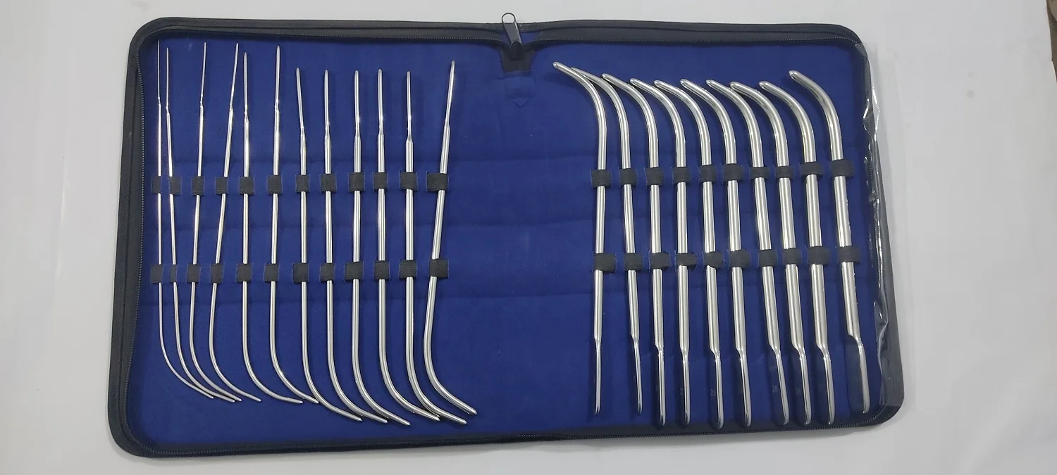 Набор уретральных расширителей из нержавеющей стали