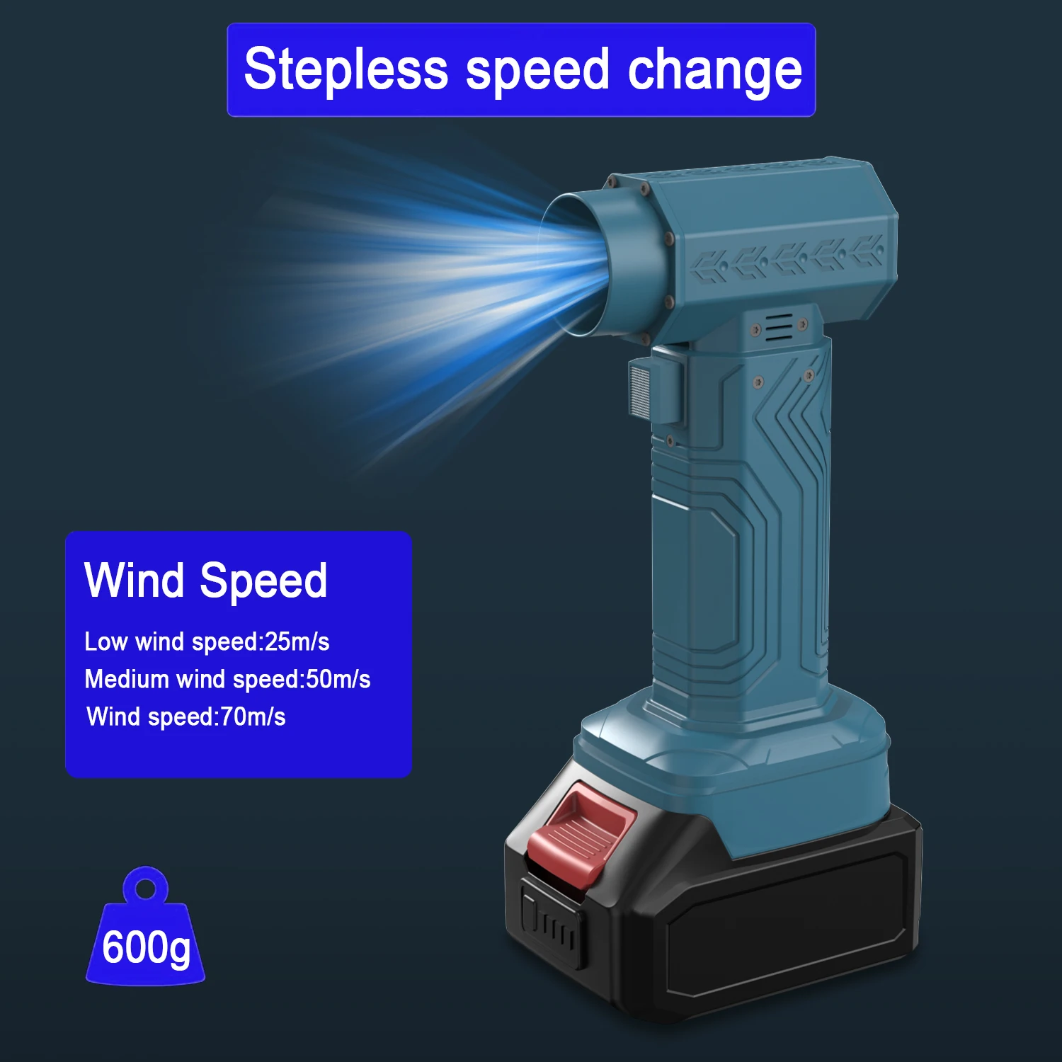 Portable Power Turbo Fan Blower 140000 RPM Wireless Super Cordless Hand Held Electric Jet Blower for CAR Snow Drying Cleaning