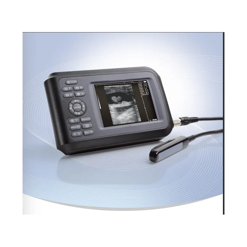Animal Ultrasound Machine with Rectal Probe for Cattle and Horses V8 Portable Full Digital Veterinary Diagnostic Equipment