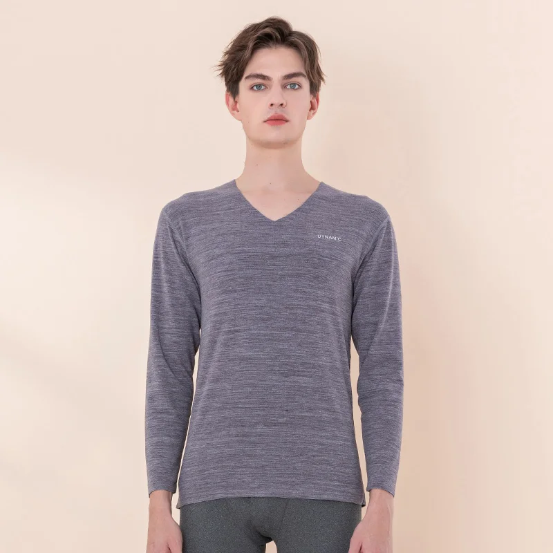 2021 Дешевое бесшовное Мужское нижнее белье с длинным рукавом, одежда, термофлисовое бархатное нижнее белье