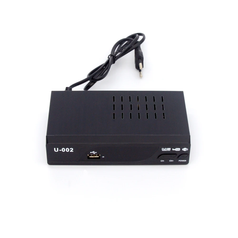 MT-D1002 1080p 512mb support AVI MPEG DAT MP4 TS H.265 dual core HD digital TV set-top box with USB AV port digital TV receiver