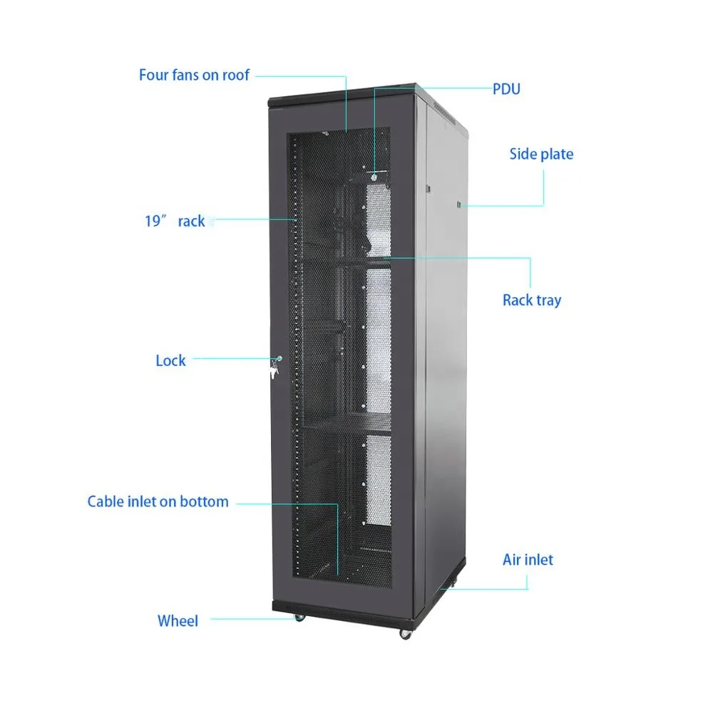 
Network Server Rack 18u 20u 22u 24u 27u 32u 36u 42u 47u indoor network server switch cabinet 