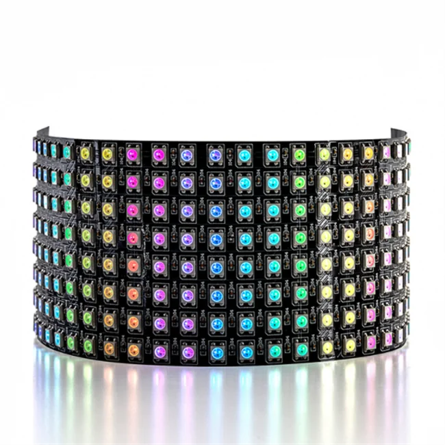 rgb dream color Advertising Ip20 Addressable Led panel Flexible Pixel Screen Led Panel Ws2812b WS2812 2812 LED Module