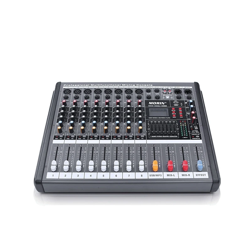 Morin Professional 8 Channel Power Mixer For Event LS802 Mixer