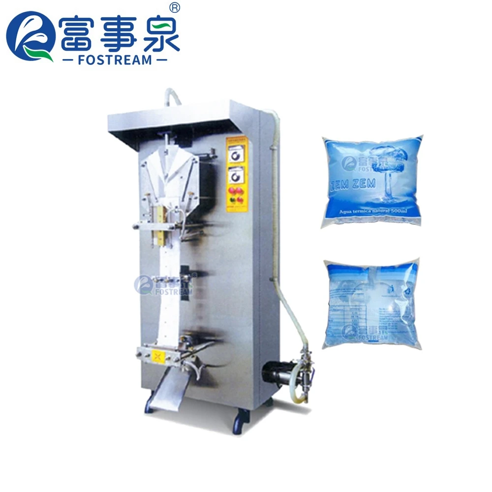 As1000 Completely Automatic Small Plastic Bag Liquid Sachet Water Filler And Sealer