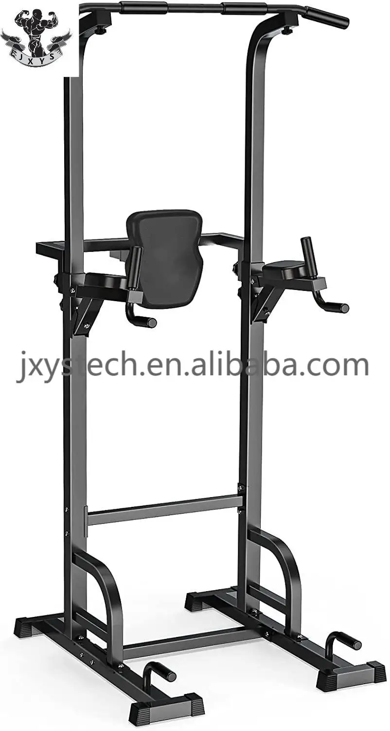 Power Tower Dip Station Pull Up Bar For Home Gym Strength Training Workout Equipment 400lbs