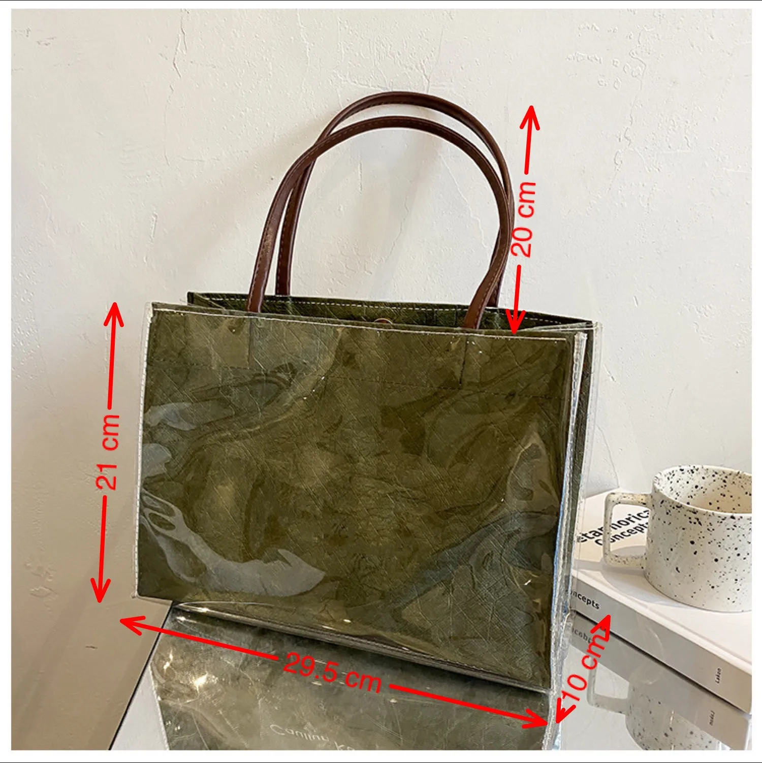 2021 eco-friendly recycle paper bag waterproof large capacity Tyvek hangbag for women can be custom logo good for environment