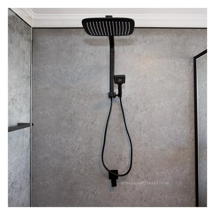 1m waterproof wide  white carrara  marble  pvc shower  wall panel  cladding for interior decor