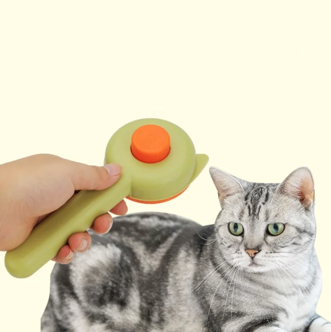 Cartoon Rabbit Cat Head Monkey Shape Pet Hair Remover Comb Message Comb Dog And Cat Grooming Combs