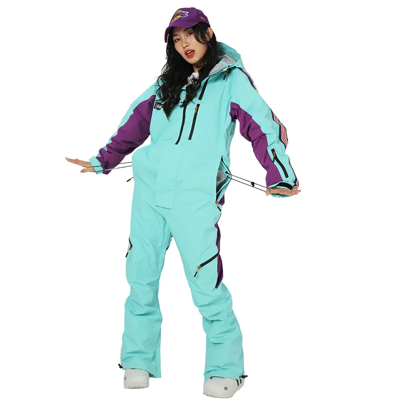 Winter Windproof Waterproof Snowboard JACKETS AND PANTS UNISEX HOODED Snowboard SUIT
