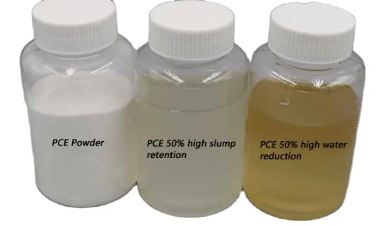Concrete Cement Additives Water Reducer PCE Polycarboxylate Superplasticizer Liquid