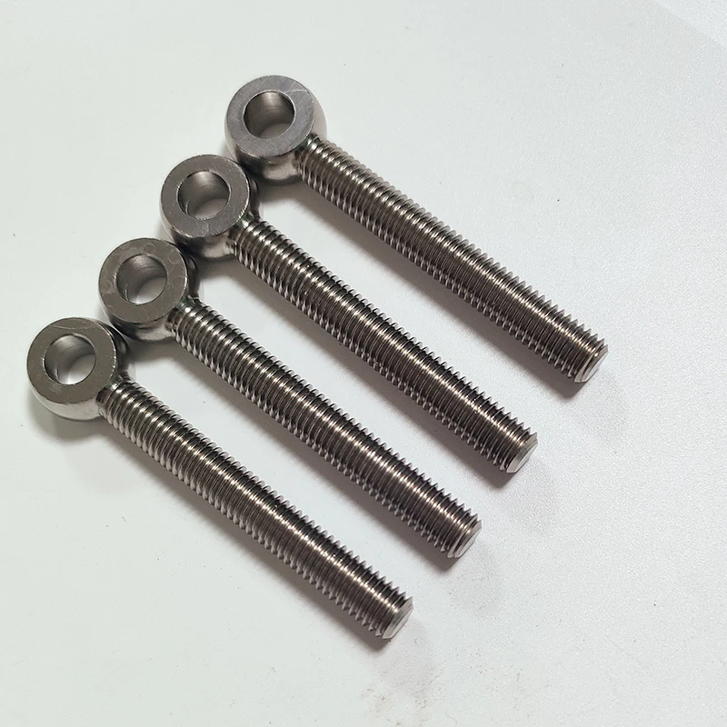 gr5 M8X65MM titanium Loop Circle Hole Eye Ring Screw Bolt Eyebolt