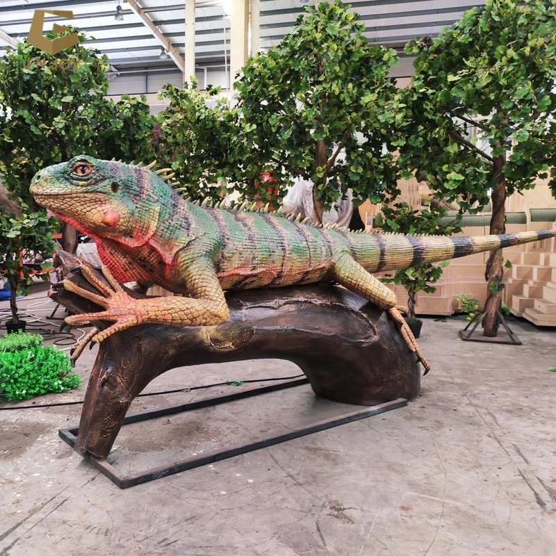SGAI74 Insect park decoration lifelike animatronic robotic animal lizard model for sale