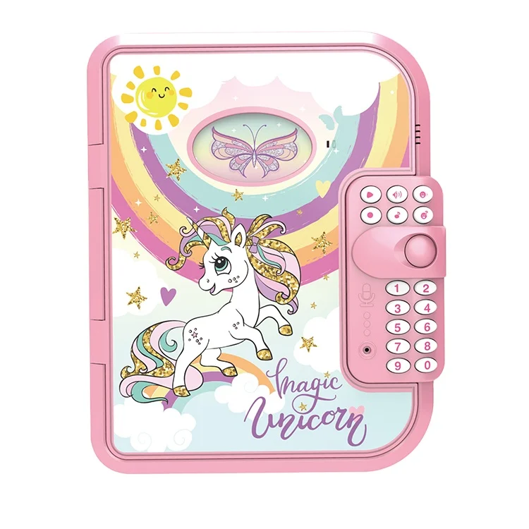 Wholesale Cute Design Electronic password notebook OEM/ODM Secret Diary Recording Notebook For kids