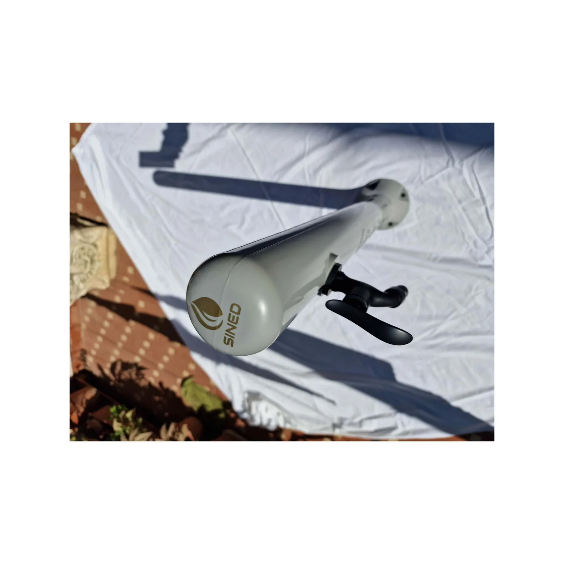 Prime Quality Italian Brand Sined Taupe Polyethylene Garden Water Fountain For Outdoor Use