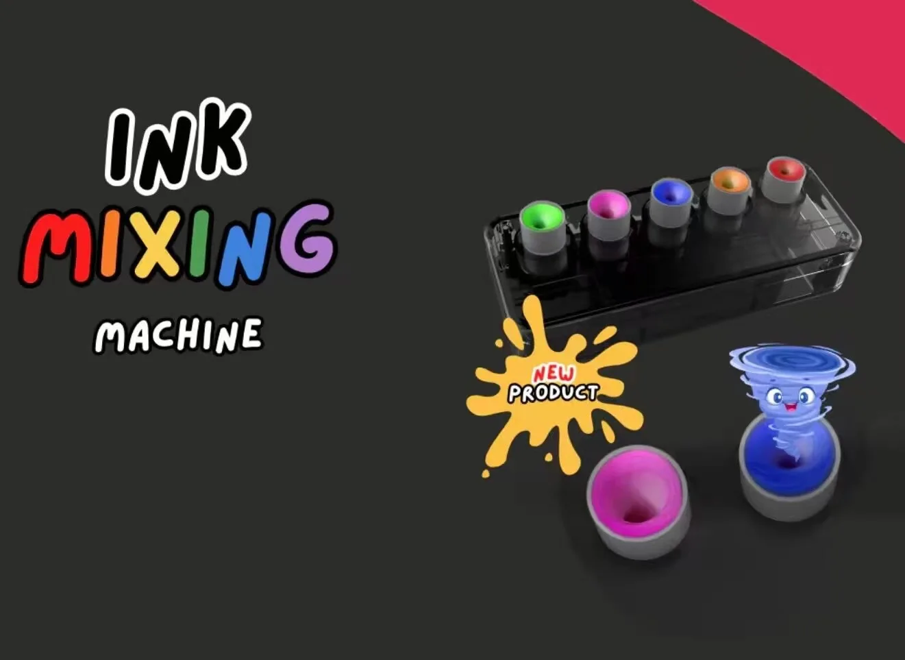 Factory Direct New Magnetic Tattoo ink Mixer Machine for Ink Pigment Mix