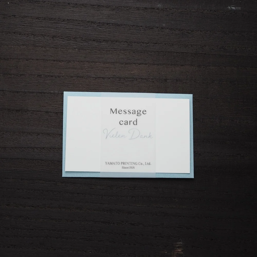 Wholesale High Quality Personal Message Printing Card Custom