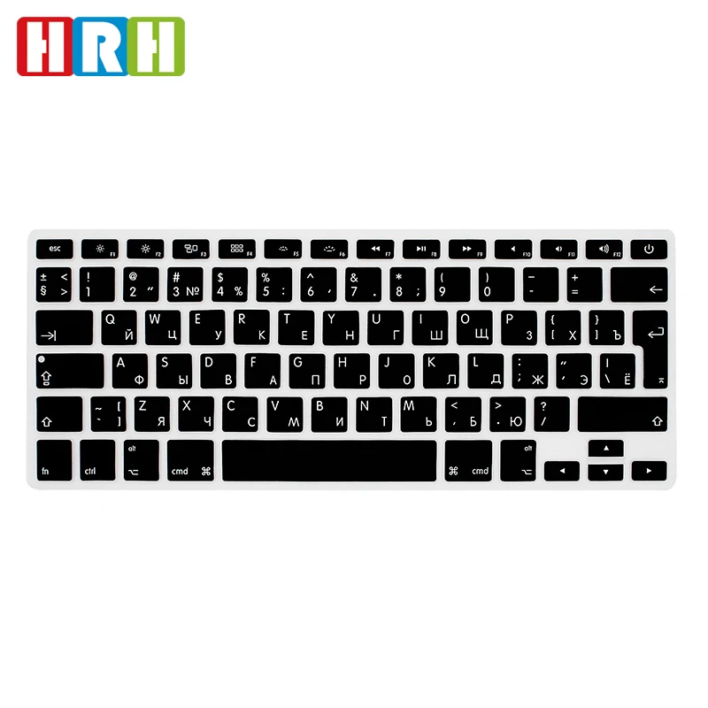OEM силиконовая клавиатура кожа красочная крышка русский протектор для macbook air 13 дюймов клавиатуры