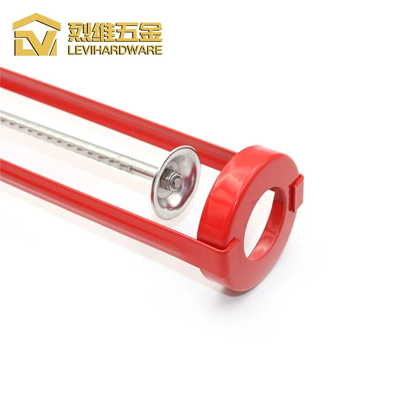 wholesale red basic sealants caulk gun 9-inch 310ml 600ml 20oz sausage power iron alloy silicone caulking gun construction tool