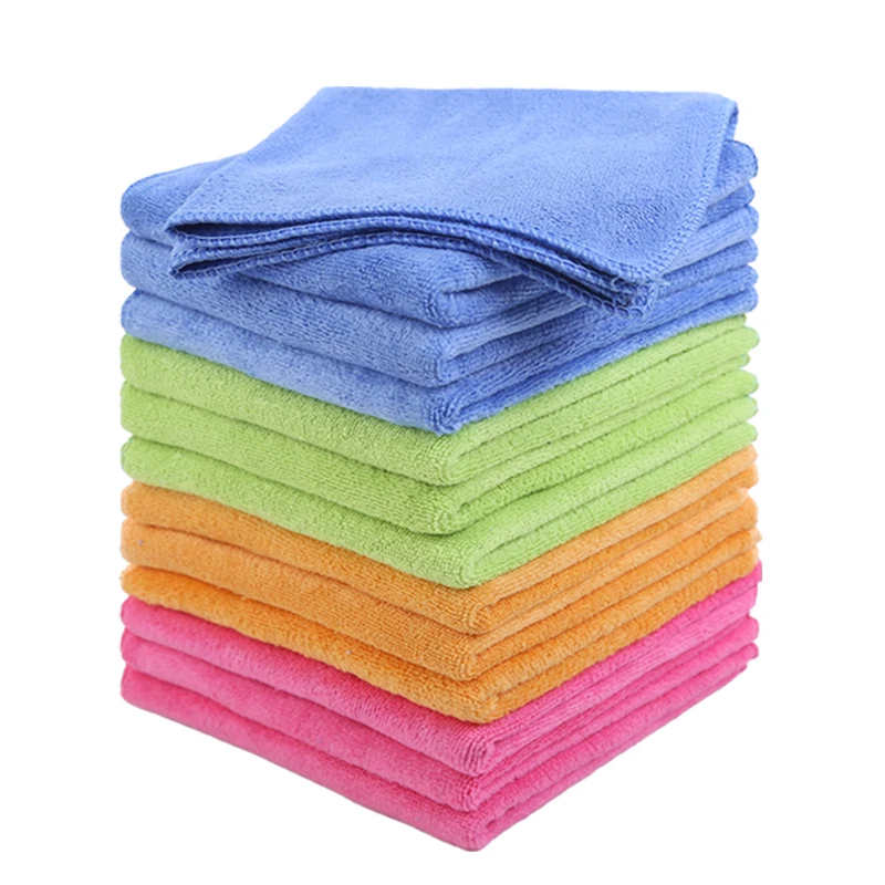 Custom Microfiber Cleaning Cloth Super Absorbent Kitchen Microfiber Cleaning Towel Cloth