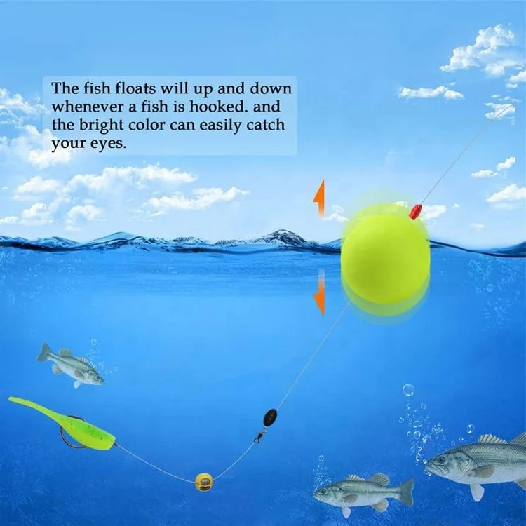 round longline commercial artificial lures pond bullet rod accessories night bobbers eps plastic pvc eva foam fishing float ball