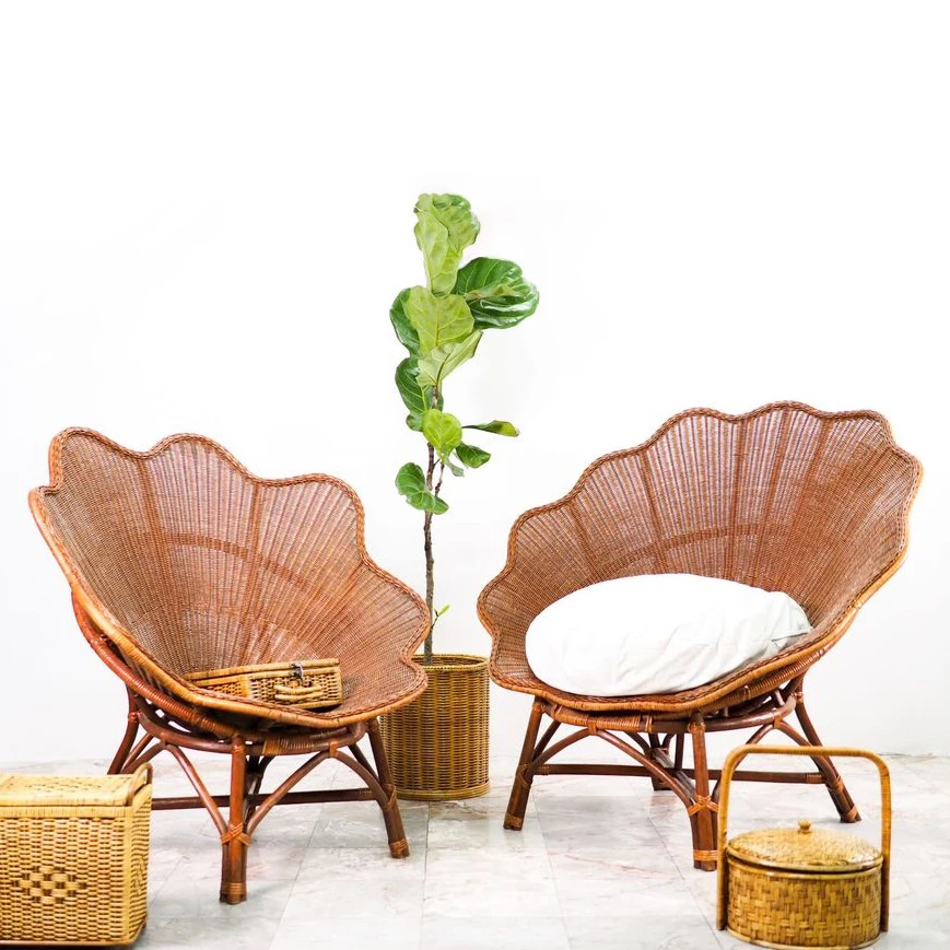 The High Premium Quality of Home Furniture the Rattan Chair of Pearl Star Chair with Best Price Made in Thailand