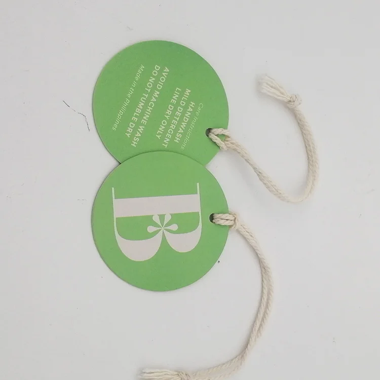 Garment Accessories Jewelry Tag Bracelet Tags Custom Printed Tags for Clothes Label