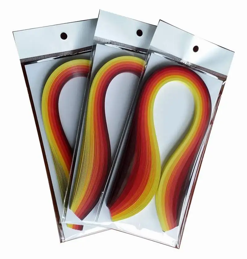 Manufacturer direct sale handiwork full  colors hand made paper quilling set iridescence paper quilling
