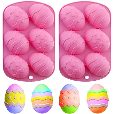 2022 DIY Funny Dinosaur Easter Egg Chocolate Mold  Silicone Baking Mold Tray for Cake