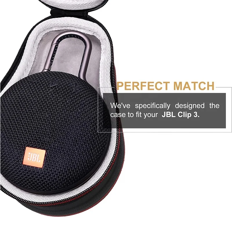Custom Smell Proof Portable Bluetooth Speaker Box Carrying Case for JBL Clip 3 Other Special Purpose Bags Hard Travel EVA Cases