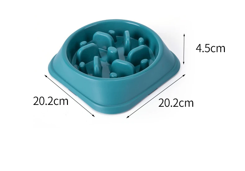 Dog Slow Feeder Bowl Non Slip Puzzle Bowl Anti-gulping Pet Slower Food Feeding Interactive Bloat Stop Dog Bowl