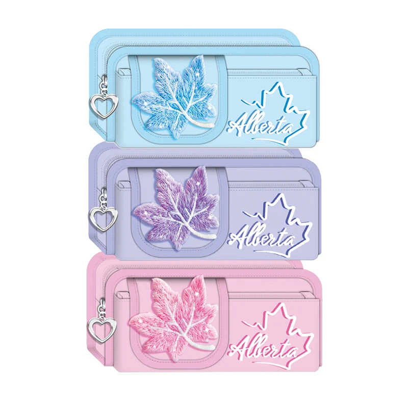 Maple Leaf Large Capacity Pencil Pouch Bag Case Made in China